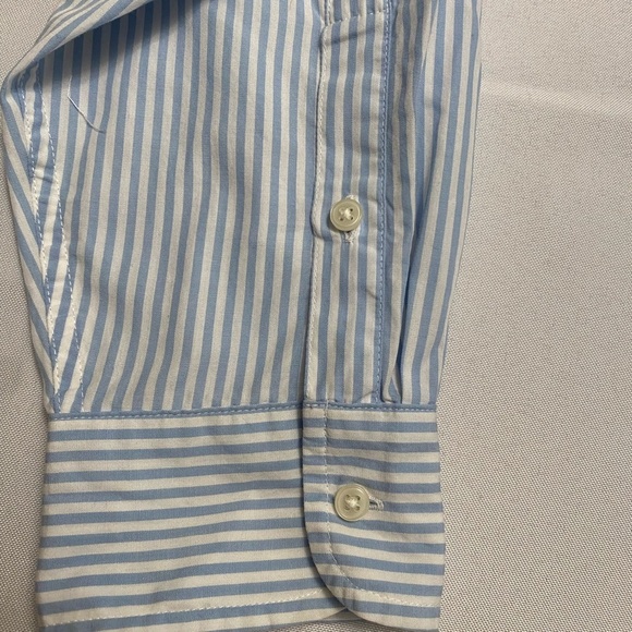 Lauren Ralph Lauren Mens S/M Button Down Shirt Striped Embroider Logo Rare - Picture 8 of 13